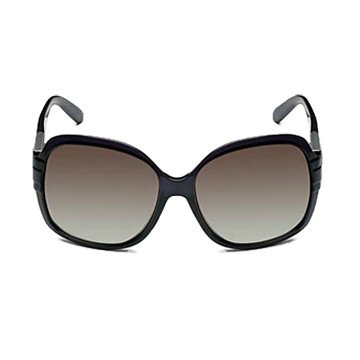 Noir Gucci Lunettes De Soleil Moyennes Cadre Carré 261954-J1691-